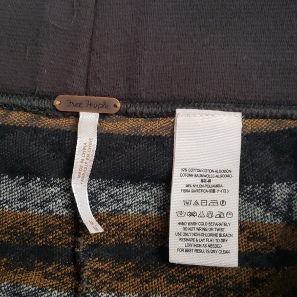 Free people Fair isle Nordic Print Womens Leggings  size M - Picture 8 of 9